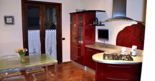 Cucina artigianale moderna Saro design esclusivo in legno